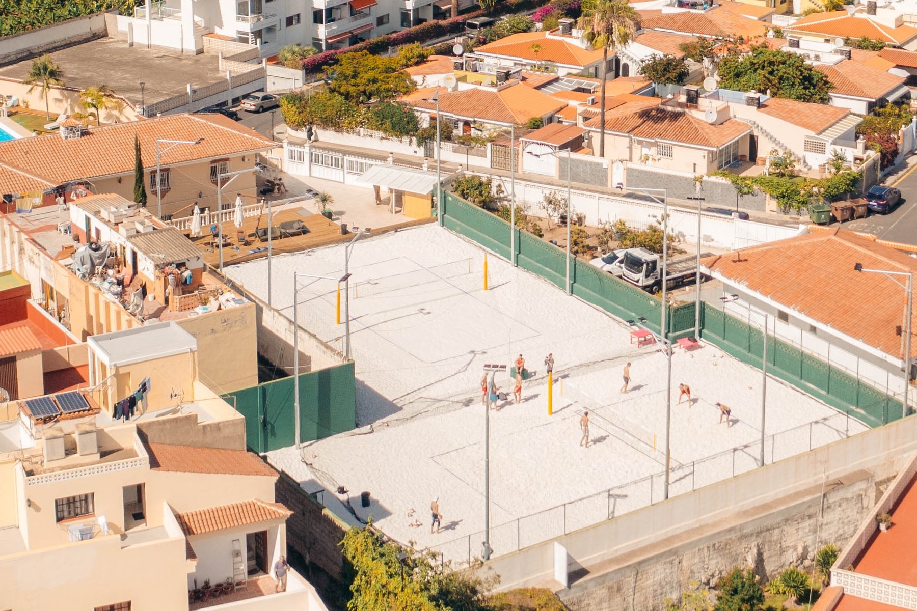 Beach volley courts