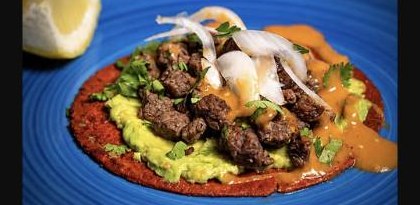 A Mexican dish served at El Chile Verde
