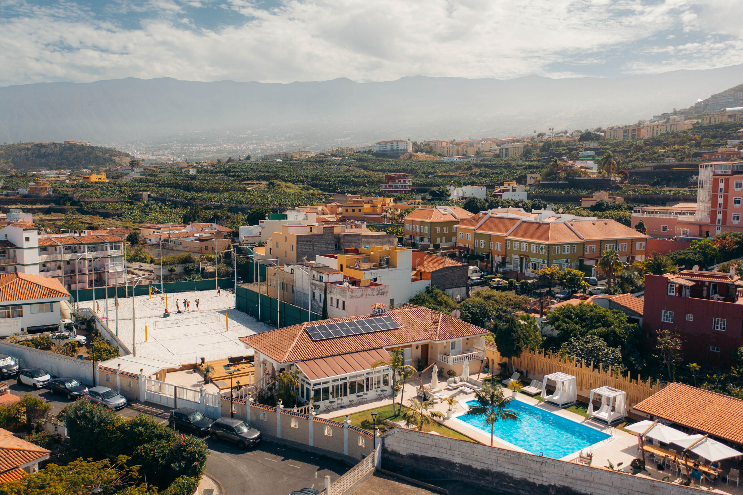 Aerial view of Beachboard Hacienda, Puerto de la Cruz